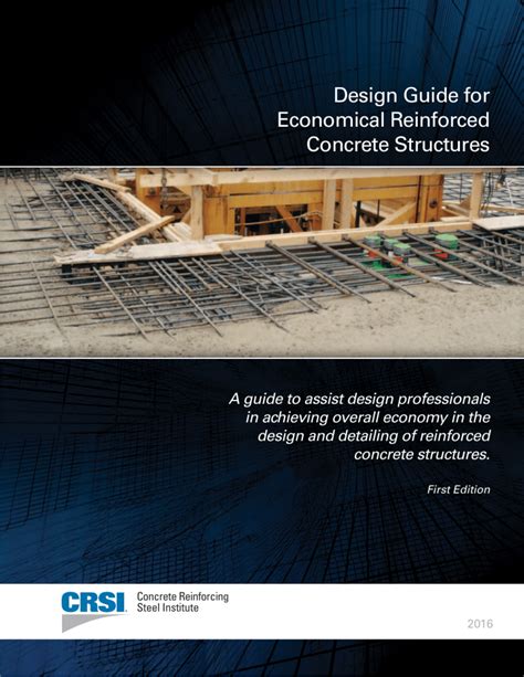 Dokumen Pub Design Guide For Economical Reinforced Concrete Structures