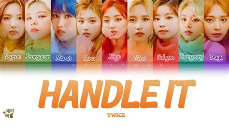 TWICE Handle It Tradução codificada em cores Legendado HAN ROM PT BR