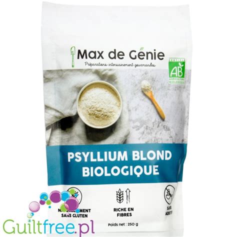 Max De Genie Psyllium Blond Biologique Bezglutenowa Mielona Bia A