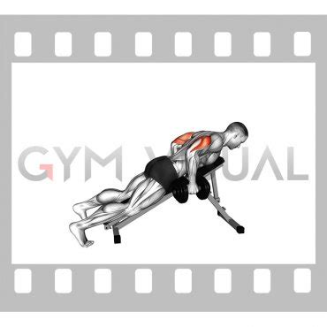 Dumbbell Incline Triceps Kickback Male