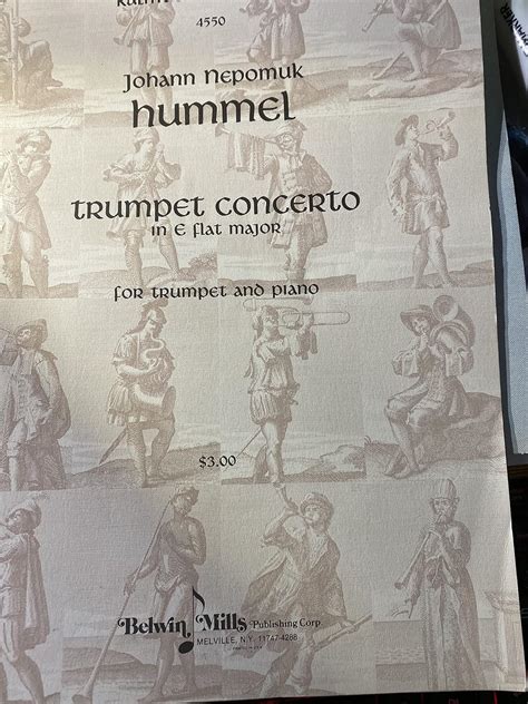 Amazon Trumpet Concerto In E Flat Major For Trumpet And Piano