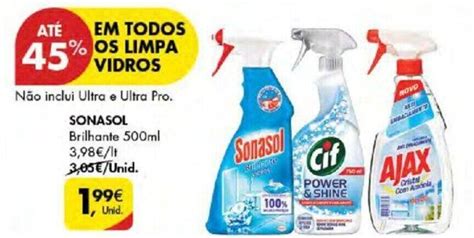 Promoção SONASOL Brilhante 500ml em Pingo Doce