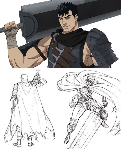 If The Movies Continued Old Guts Black Swordsman Anime Designs By