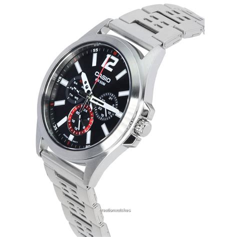 Casio Analog Multifunction Dial Quartz Mtp E D B Mtpe D B Men S Watch