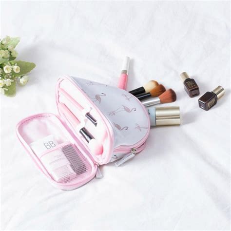 Organizer Double Layer Cosmetic Bag Travel Toiletry Makeup Pouch