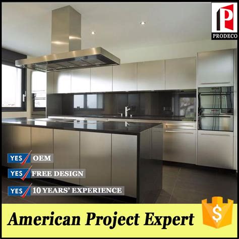 American Standard Aluminium Profile Kitchen Cabinet With Dtc