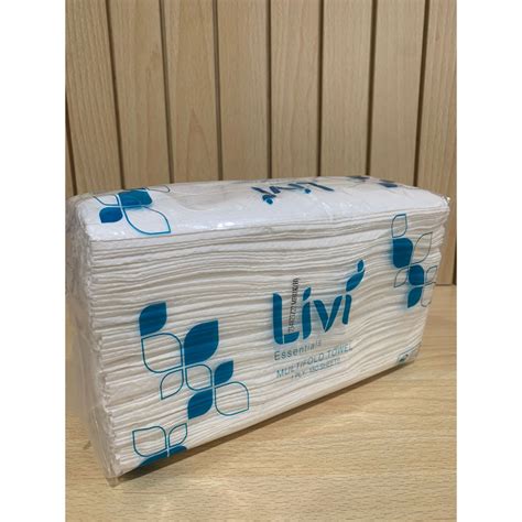 Jual Tissue Livi Essential Multifold Everyday Tisu Wastefel Tisu Minyak