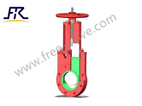 Urethane Liner Bi Directional Seal Wafer Type Slurry Knife Gate Valve