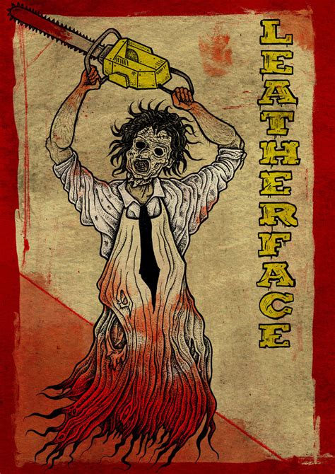 Leatherface By Ayillustrations On Deviantart