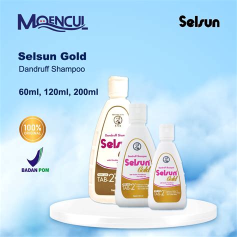 Jual Selsun Gold Shampoo Ml Ml Ml Shampoo Anti Ketombe