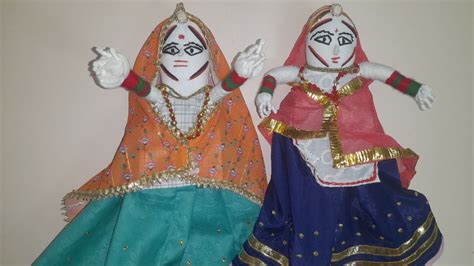 How to make beautiful kathputli /puppets at home with waste material ...