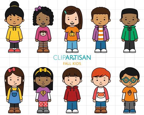 Primary Children Clipart