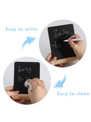 Amazon DOCMON Chalkboard Signs 6 Pack Mini Chalk Board Sign