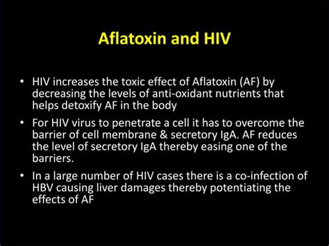 Aflatoxin Impacts And Management