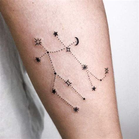 Gemini Constellation Tattoos