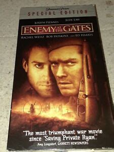 Enemy At The Gates VHS 2002 Special Edition Joseph Fiennes Jude