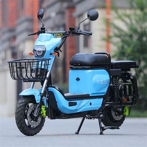 Adult Two Wheel Electric Tricycle Bike Two Seats Electric Bike ...