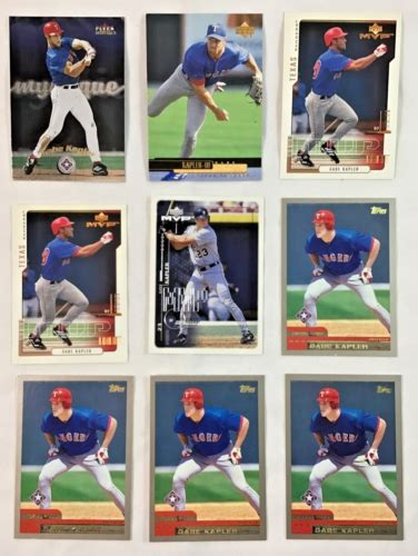 Baseball Cards Lot Of Assorted Gabe Kapler Topps Upper Deck Fleer