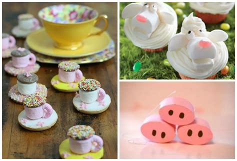 Ideias Com Marshmallow Para Festa Infantil - Decoração com Marshmallow para Festa Infantil