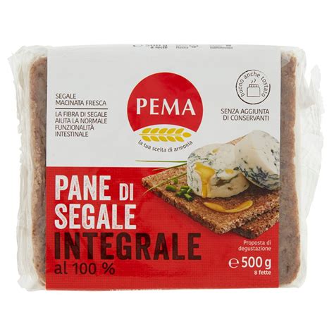 PANE DI SEGALE INTEGRALE PEMA GR 500 L Ecommerce Secondo Iper Tosano