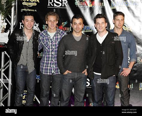 The band OAR appears on the red carpet prior to the start of the "Rock ...