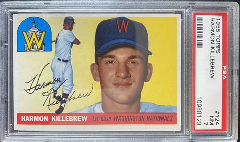 Harmon Killebrew 1955 Topps 124 Base Price Guide Sports Card Investor