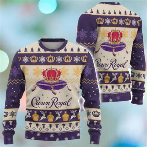 Crown Royal Ugly Christmas Sweater Crown Royal Shirt T Etsy