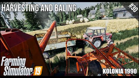 Harvesting And Baling Farming Simulator Timelapse Kolonia