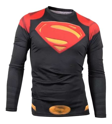 Playeras Gym Crossfit Superman Superheroes Deportiva Licra