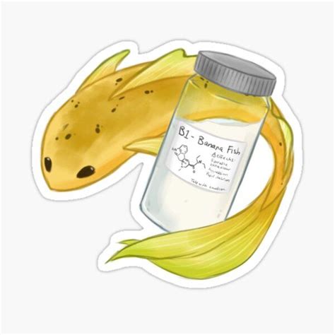 Banana Fish Sticker For Sale By Hashedscribe Tatuajes De Animes