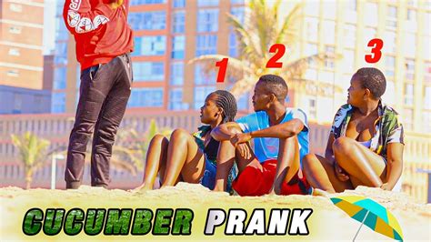 Eish Wena Cucumber Prank In The Beach [viral Video]