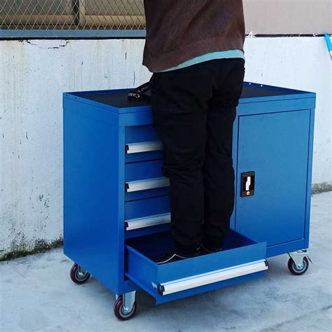 Hardware Tool Cart Heavy Duty Thickening Drawer Type Workshop Cart Auto