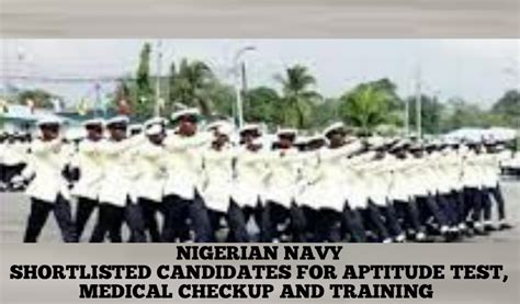 Nigerian Navy Batch Shortlisted Candidates Aptitude Test Screening