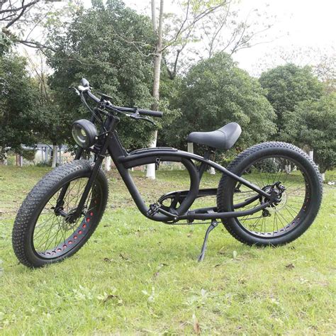 New Powerful Old Fashioned Style 26 Inch 500w 48v Fat Tire Electric Bike China E Bike And Fat Tire