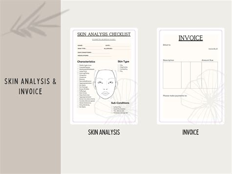 Dermal Fillers Treatment Forms Editable Templates Printable Skincare