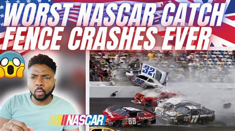 🇬🇧brit Reacts To The Worst Nascar Catch Fence Crashes Ever Win Big