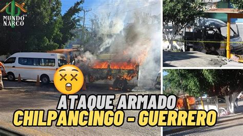 Ataque a Camionetas de Transporte Público en Chilpancingo Deja 4