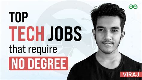 Tech Jobs Without Degree Geeksforgeeks Youtube