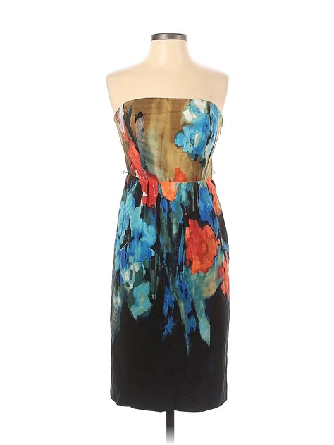 Moulinette Soeurs Floral Multi Color Blue Casual Dress Size 0 85 Off