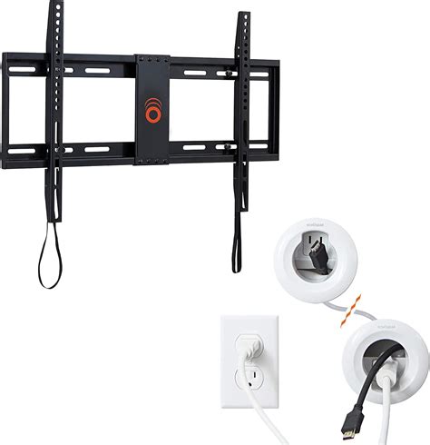 Amazon ECHOGEAR Low Profile Fixed TV Wall Mount In Wall Cable