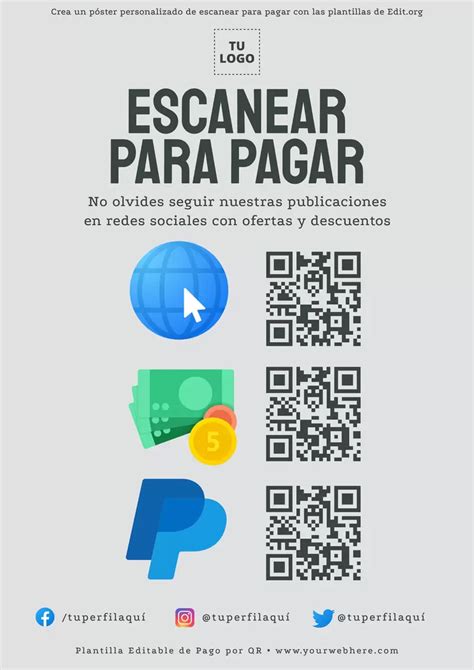 Carteles para Poner Códigos QR