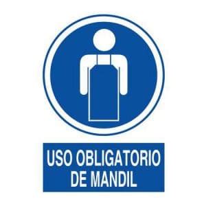 Señalizaciones Uso obligatorio de mandil Señales de prevención