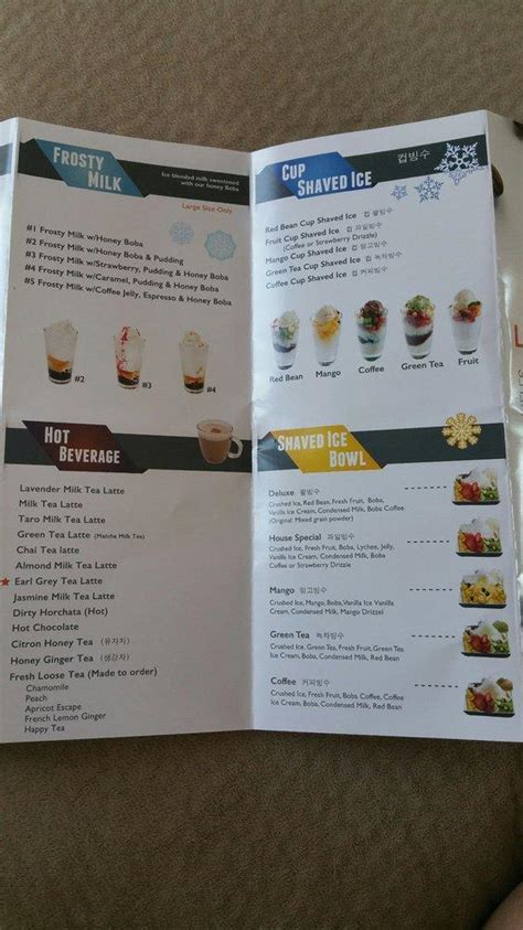 Menu At Its Boba Time Pub And Bar Bakersfield Stockdale Hwy Ste 200