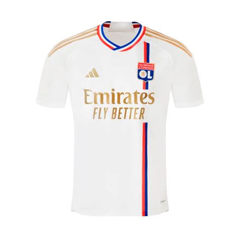 Pullover adidas Olympique Lyon Primera Equipación 2023 2024 Weiß