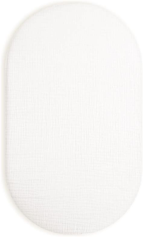 amazoncom muslin bassinet sheet  baby boy  girl universal fit