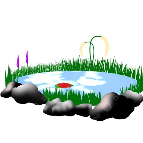 Free Download White Transparent, Free Download Pond With Stones And ...