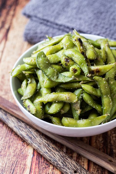 Ginger and Garlic Edamame Beans Recipe - The Wanderlust Kitchen