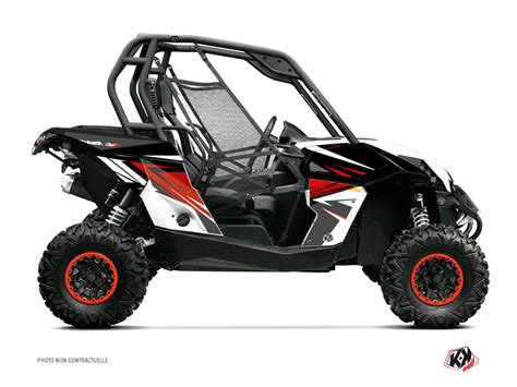 Can Am Maverick Utv Stage Graphic Kit Black Red Kutvek Kit Graphik