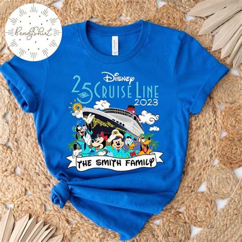 Personalized 25th Anniversary Disney Cruise Line Shirt Sold By Erin