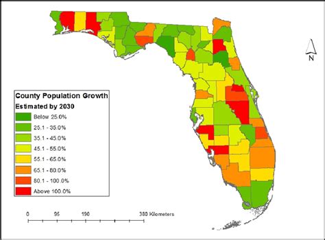 Population Map Of Florida By County Elaine Marsiella